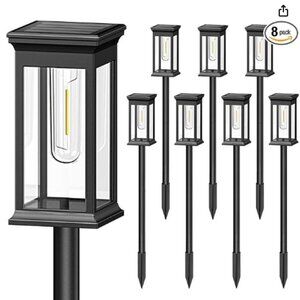 Solar Pathway Lights 8 Pack